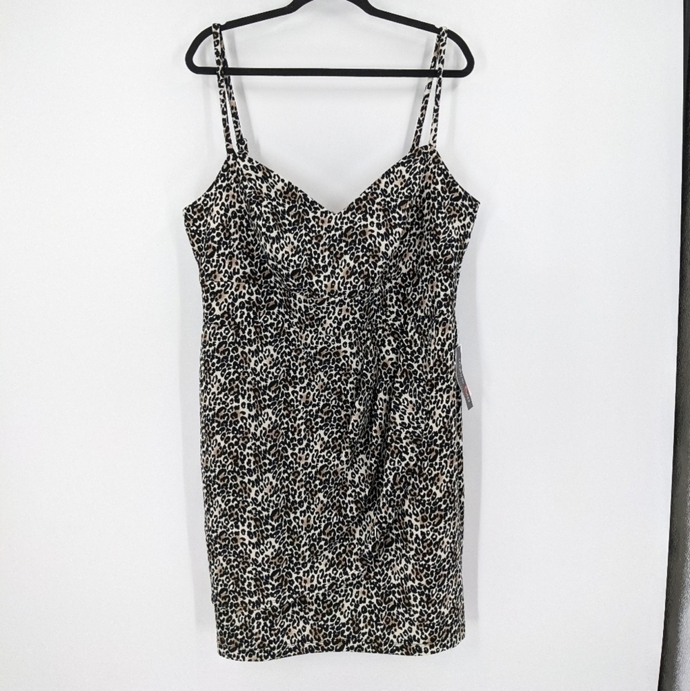 NWT TEEZE ME Leopard Print Spaghetti Strap Dress